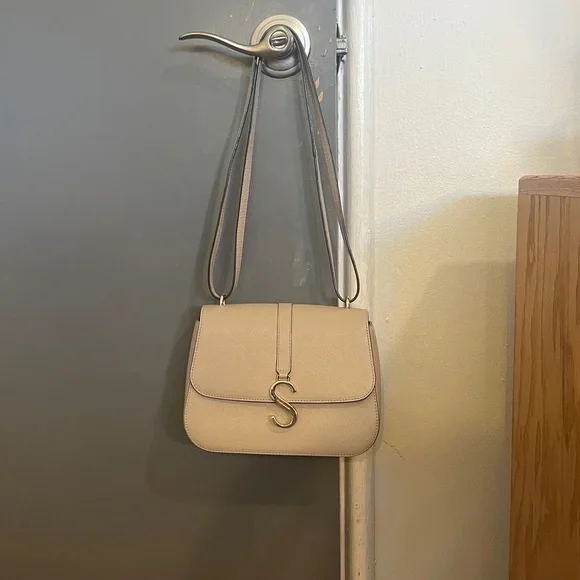 Strathberry S Convertible Shoulder / Crossbody Flap Bag in Cappuccino - Picture 4 of 12